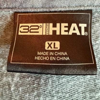 32 Degrees Heat Plaid Fleece Shirt Women XL Blue Cabincore Cozy Outdoor Gorpcore