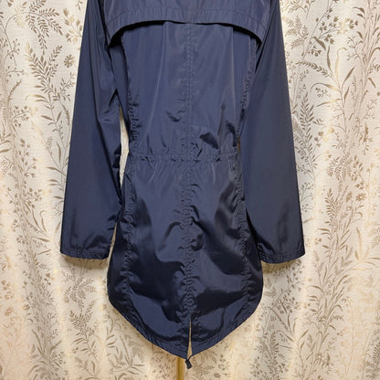 32 Degrees Cool Hooded Anorak Windbreaker Womens L Navy Gorpcore Utility Outdoor