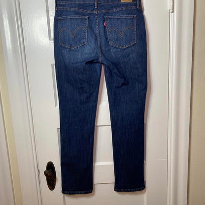 Levi's Perfect Waist 525 Straight Leg Blue Jeans Womens 14M Closet Staple