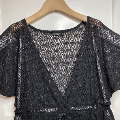 Apt. 9 Lace Tunic Womens Large Beach Boho Coverup Goth Loungewear Whimsigoth