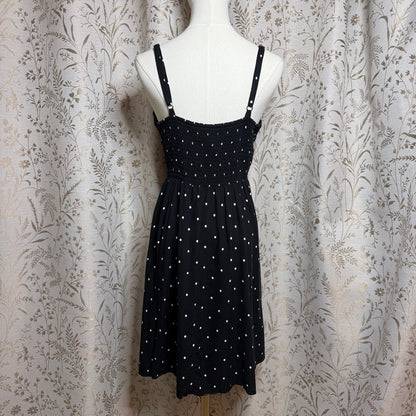 Old Navy Polka Dot Cami Dress Women XL Retro Rockabilly Coquette Whimsigoth LBD