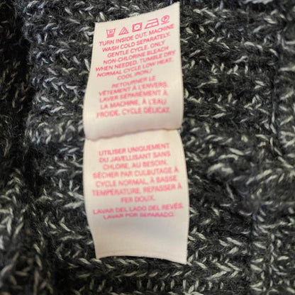 Victoria's Secret Boyfriend Style Knit Zip-Up Sweater Womens Large Y2K Boxy Cozy