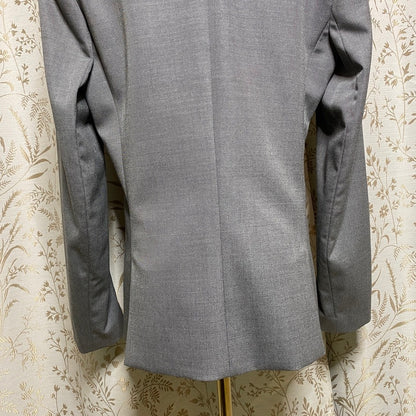 Theory Gray Wool Blazer Jacket 10 Medium Corporate Indie Sleaze Minimalist Clean
