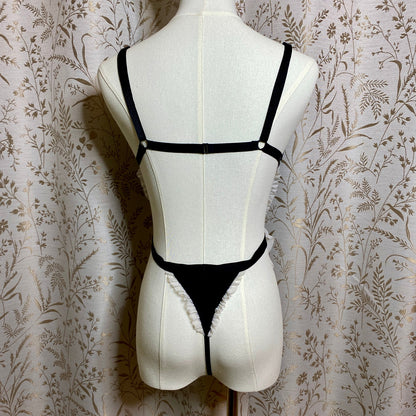 Victorias Secret Sexy French Maid Lingerie XXL Cosplay Teddy Coquette Sirencore