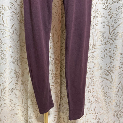 Sonoma Chocolate Brown High-Waisted Leggings Womens L Long Loungewear Cabincore