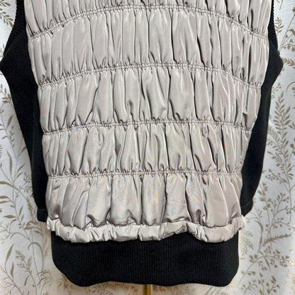 Calvin Klein Performance Quilted Puffer Vest Women 3X Taupe Athleisure Gorpcore