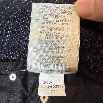 JAG Jeans Dark Wash Pull On Straight Leg Pants Women 16 Long Stretch Slim Fit