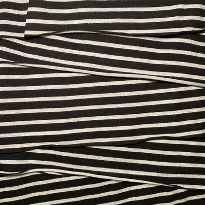 Verve Ami Gray & Black Striped Sleeveless Top Large Womens Minimalist Mod Goth