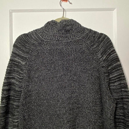 Victoria's Secret Boyfriend Style Knit Zip-Up Sweater Womens Large Y2K Boxy Cozy