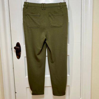 Democracy Ab Technology Cargo Pants 6 Olive Green Knit Utility Jogger High Rise