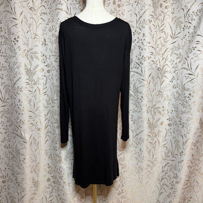 Nicola Antoni Abstract Circle Graphic Tunic Dress Women XL Mod Retro Art to Wear