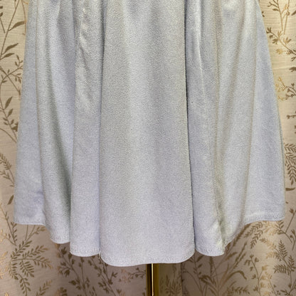 Brandy Melville Blue Faux Suede Circle Mini Skirt Small Dainty Feminine Coquette