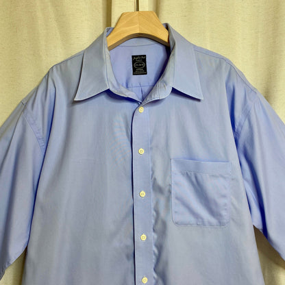 Joseph & Feiss Blue Dress Shirt Men Sz XL 17.5 34/35 Slim Fit Cotton Button Down