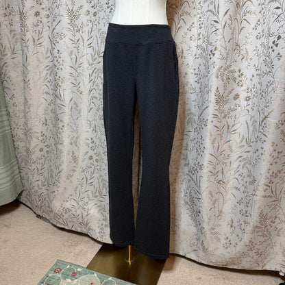 Yogipace Grey Yoga Pants Women XL Long Stretch Activewear Athleisure Business