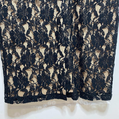 Newport News Black Lace Wiggle Dress Sz 18 90s Y2K Vintage Coquette Vampy Goth
