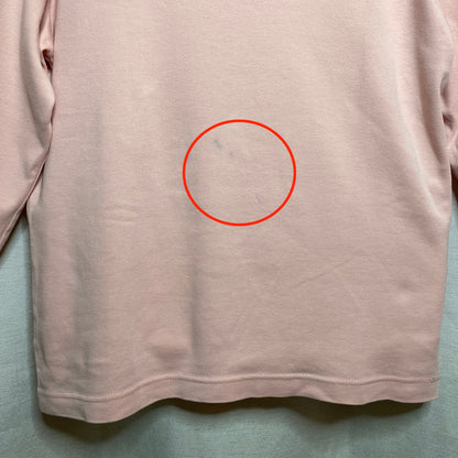 Eddie Bauer Vintage Pastel Pink Turtleneck Shirt Small Balletcore Distressed