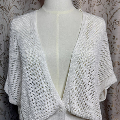 GRACE KARIN Open Knit Cardigan Women XL Shrug Boho Coastal Casual Minimalist