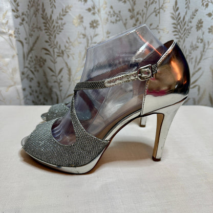 Style&Co Glitter Stiletto Heels Women 8 Glam Party Holiday Costume DIY Project