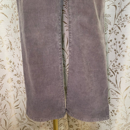 St Johns Bay Corduroy Pants 4PS Taupe Bootcut Stretch Whimsigoth Grunge Indie