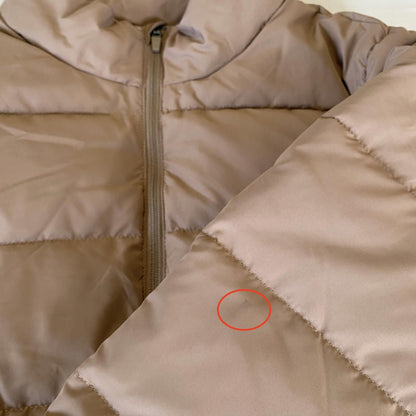 Tek Gear Puffer Jacket Womens XL Activewear Cozy Fall Minimalist Neutral Outdoor