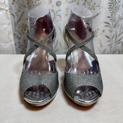 Style&Co Glitter Stiletto Heels Women 8 Glam Party Holiday Costume DIY Project