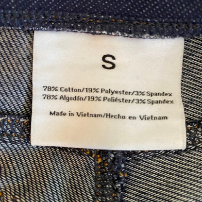 Dark Wash High Rise Skinny Denim Jeggings Small Stretch Minimalist Clean Girl