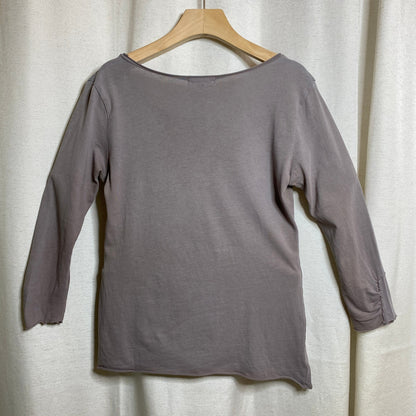 Indigenous Organic Cotton Long Sleeve Top Womens S Distressed Balletcore Grunge