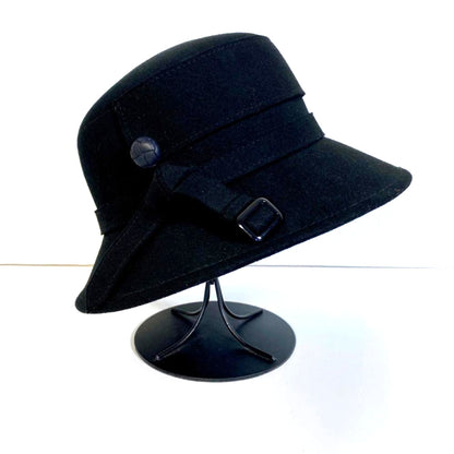 Scala Wool Hat Womens O/S Academia Mid-Century Mod Old Money Quiet Luxury Retro