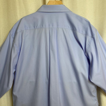 Joseph & Feiss Blue Dress Shirt Men Sz XL 17.5 34/35 Slim Fit Cotton Button Down