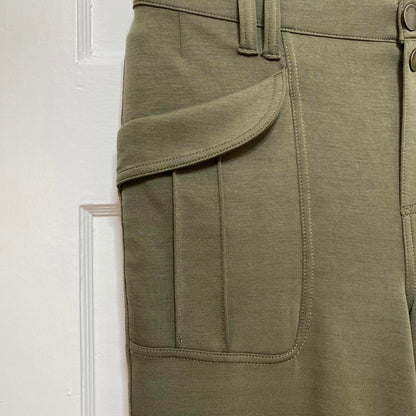 Democracy Olive Green Cargo Joggers Womens 6 Relaxed Fit Military Steampunk Edgy
