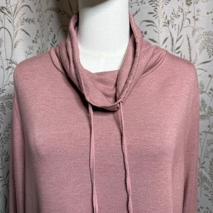Cuddl Duds Ultracozy Long Sleeve Cowl Neck Tunic Top Women XL Cabincore Cozycore