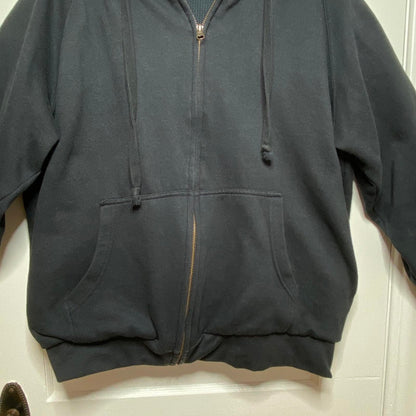 Backcountry Zip-Up Hoodie Sweatshirt Men's Large Cabincore Gorpcore Outdoor