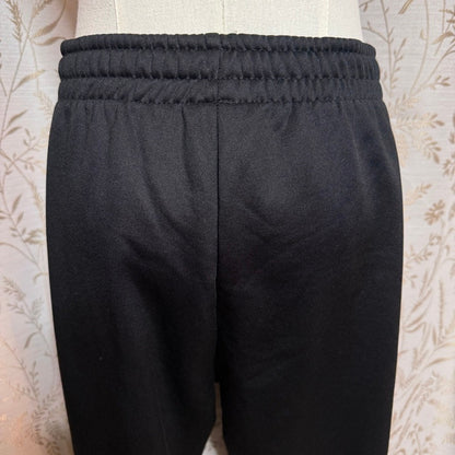 Yogipace Fleece Lined Wide Leg Sweatpants Women L Tall Black Athleisure Gorpcore