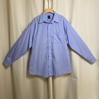 Joseph & Feiss Blue Dress Shirt Mens XL Academia Basics Business Casual Preppy