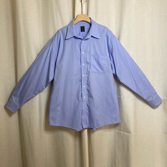 Joseph & Feiss Blue Dress Shirt Mens XL Academia Basics Business Casual Preppy