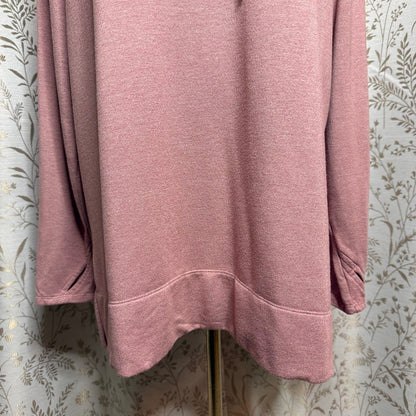 Cuddl Duds Ultracozy Long Sleeve Cowl Neck Tunic Top Women XL Cabincore Cozycore