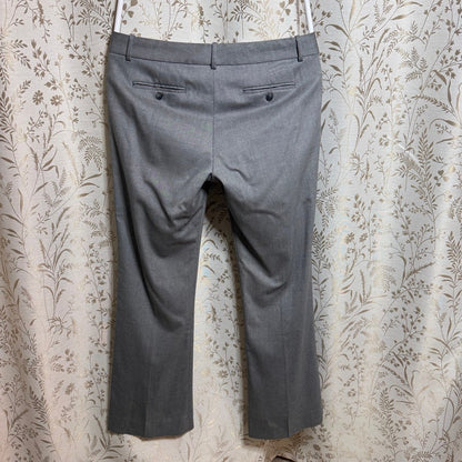 Theory Max C Impet Twill Wool Pants Women 12 Long Stretch Academia Office AS-IS