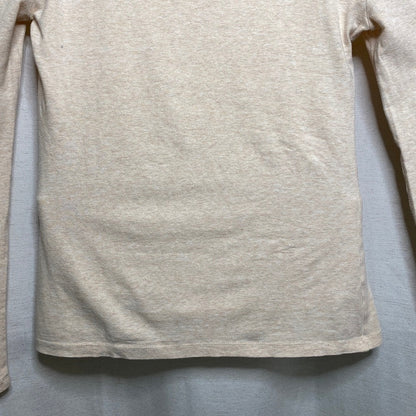 Zenna Outfitters Cream Long Sleeve Scoop Neck Top Distressed Grunge Fairy Fits S