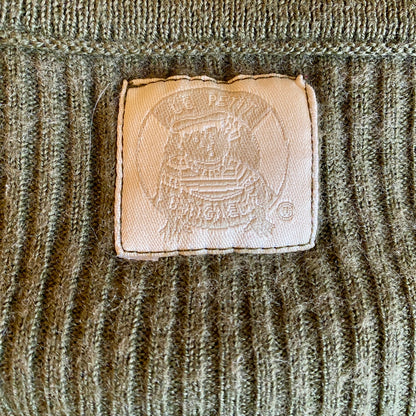 Le Petit Baigneur Vintage Wool Blend Knit Sweater Small 90s French Clean Girl