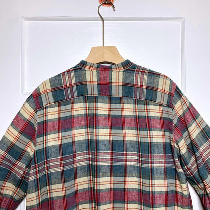 Chaps Plaid Button-Up Shirt Womens Large Autumn Barn Lumberjack Pumpkin Patch