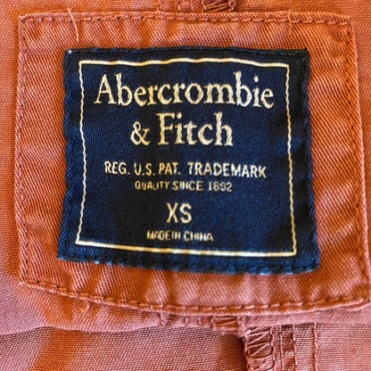 Abercrombie & Fitch Terracotta Overall Mini Dress XS Gorpcore Utility Barncore
