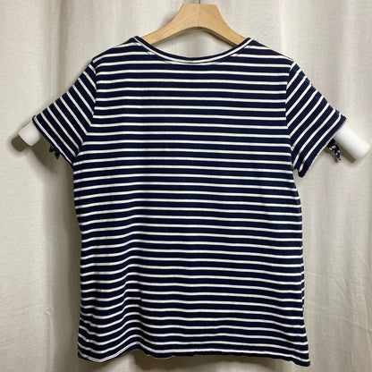 Nautica Striped Top Womens XL Coastal Nautical Sailor Chic Soft Norm Vacation