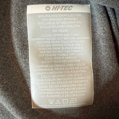 Hi-Tec Full Zip Fleece Jacket Women XXL Gray Cozy Performance Workout Athleisure