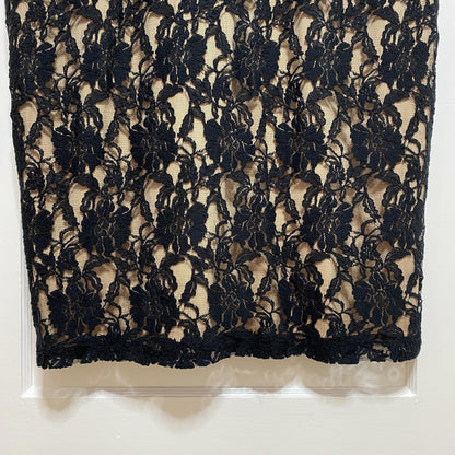 Newport News Black Lace Wiggle Dress Sz 18 90s Y2K Vintage Coquette Vampy Goth