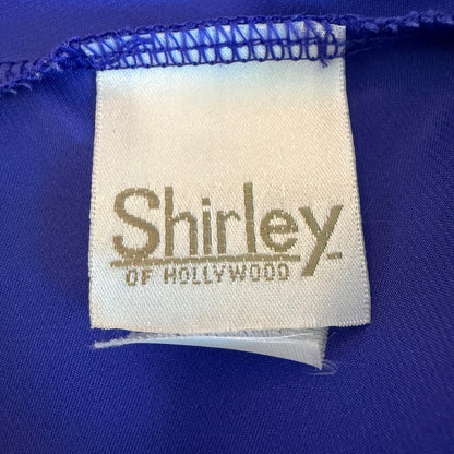 Shirley of Hollywood Blue Satin Lace Chemise Women S Romantic Sexy Whimsigoth
