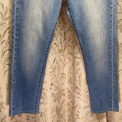 Uniqlo Slim Straight Leg Cropped Jeans 26 Medium Wash Minimalist Normcore Clean