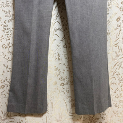 Theory Max C Impet Twill Wool Pants Women 12 Long Stretch Academia Office AS-IS