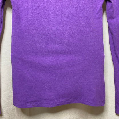 Zenana Purple Long Sleeve Scoop Neck Top Fits XS Fairycore Grunge Whimsigoth