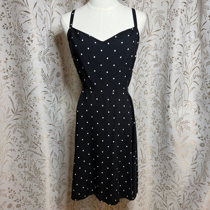 Old Navy Polka Dot Cami Dress Women XL Retro Rockabilly Coquette Whimsigoth LBD