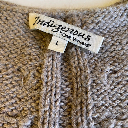 Indigenous Designs Alpaca & Wool Sweater Womens Fits S Boho Cozy Hygge FairTrade